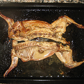 Conill al forn (crucificat)